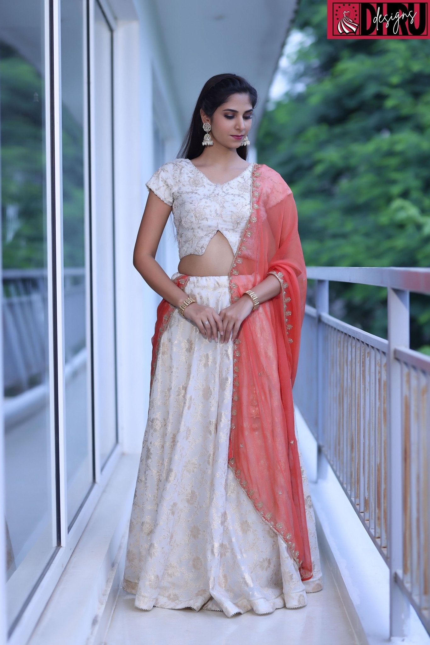 Benaras lehenga - Dhru Boutique and Fabrics