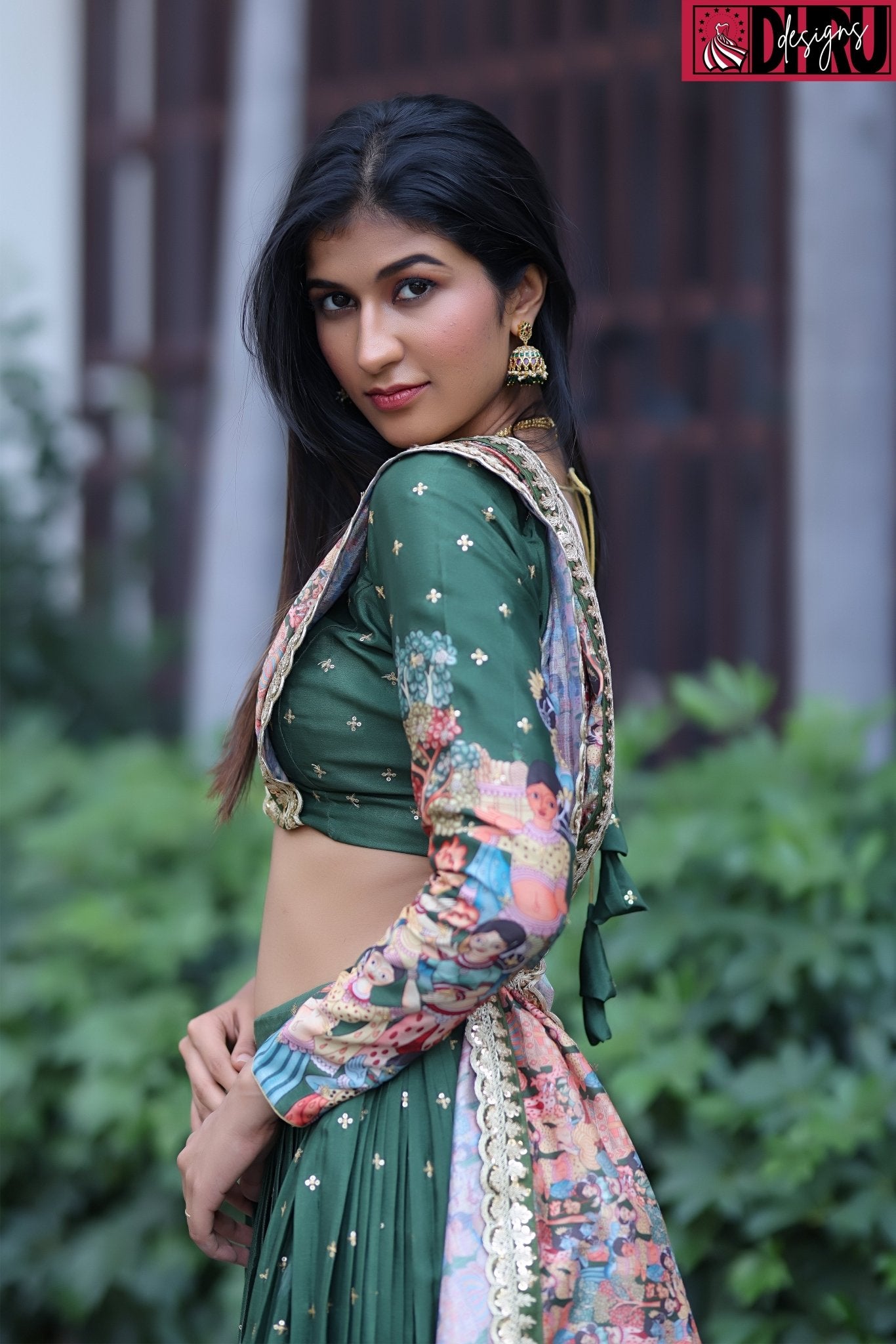 Kalamkari print lehenga - Dhru Boutique and Fabrics